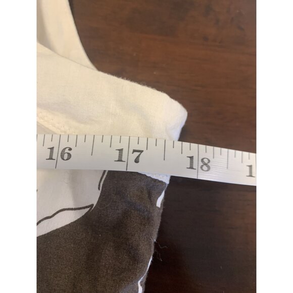 Harolds Cotton Floral Empire Waist Sleeveless Top Size M - Picture 5 of 6